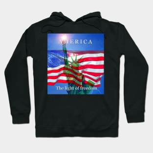 America the light of freedom Hoodie